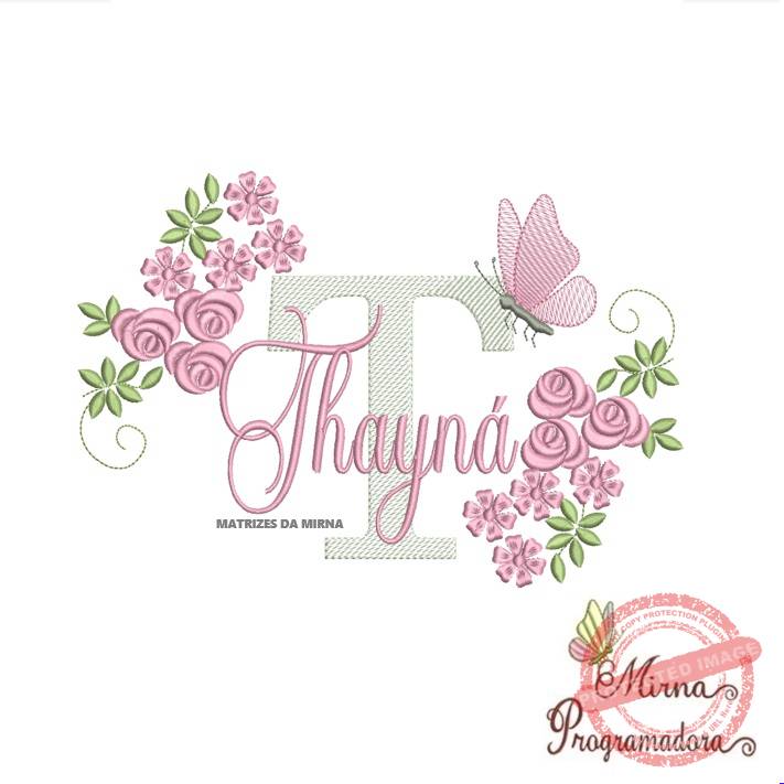 matriz de bordado thayna Matriz de bordado Thayna - Imagem 1