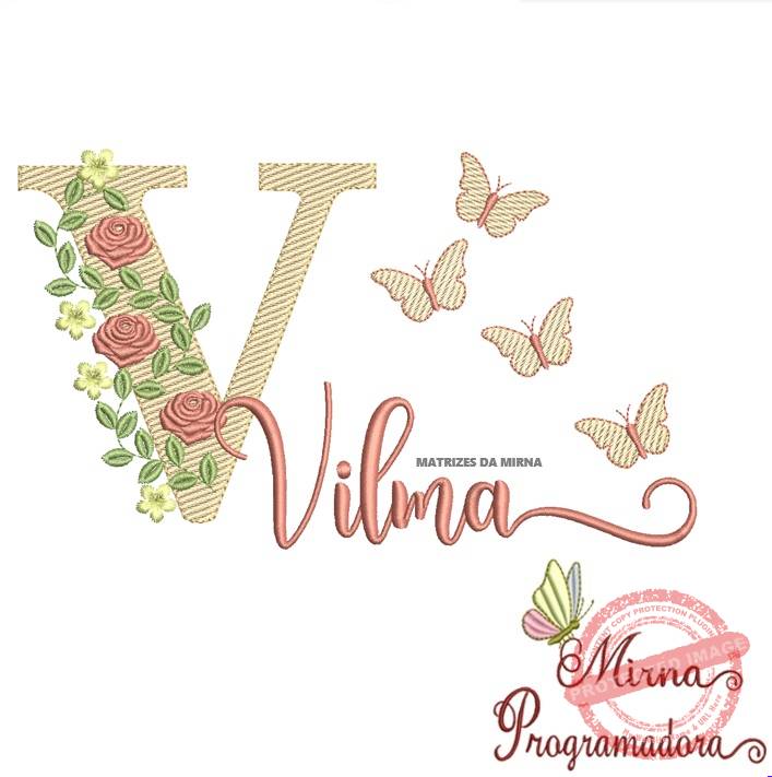 matriz de bordado vilma Matriz de bordado Vilma - Imagem 1