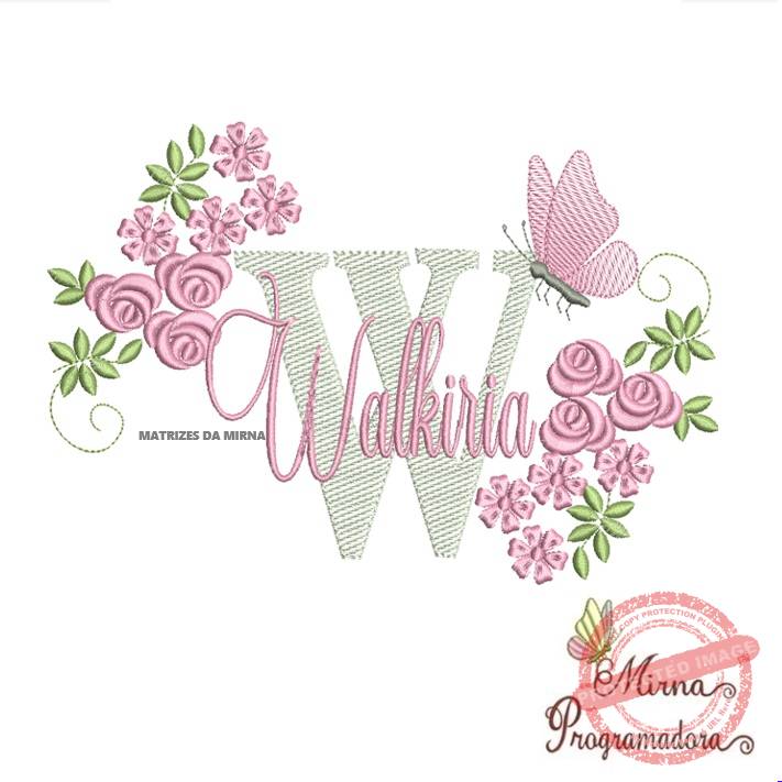 matriz de bordado walkiria Matriz de bordado Walkiria - Imagem 1