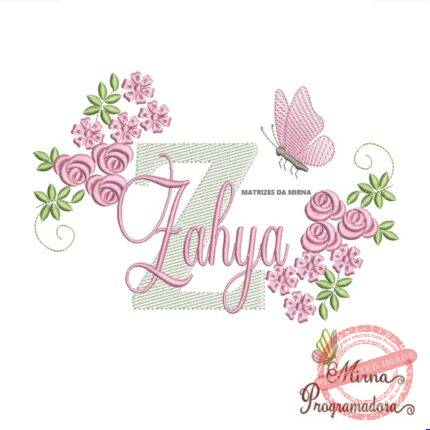 Matriz de bordado Zahya