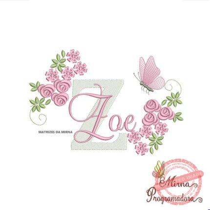 Matriz de bordado Zoe