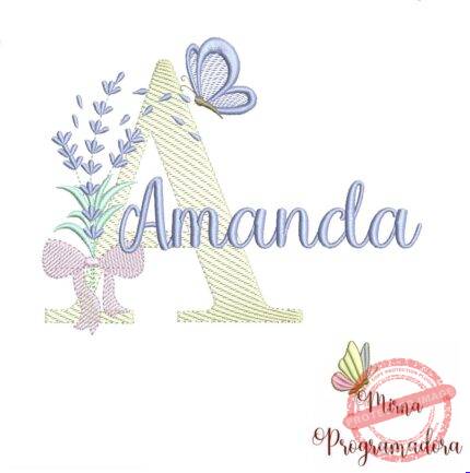 Matriz de Bordado - Nome Amanda