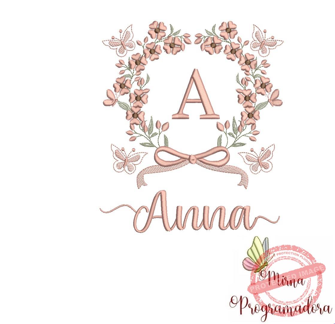 matriz de bordado anna Matriz de Bordado Nome Anna - Imagem 1