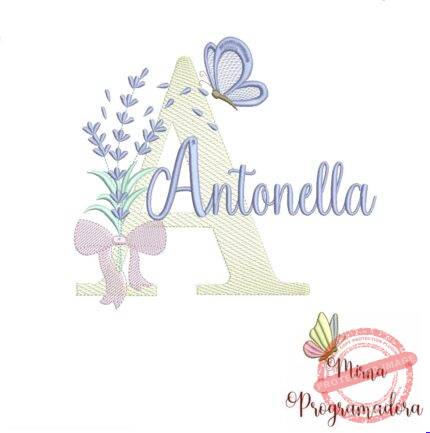 Matriz de Bordado - Nome Antonella