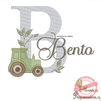 Matriz de Bordado Nome Bento
