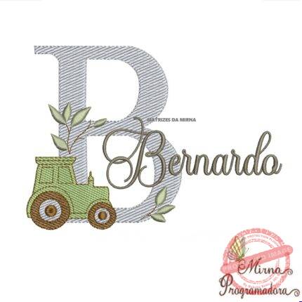 Matriz de Bordado Nome Bernardo