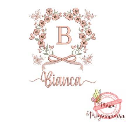 Matriz de Bordado Nome Bianca