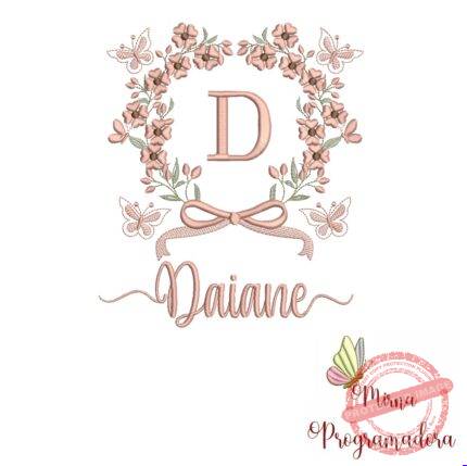 Matriz de Bordado Nome Daiane