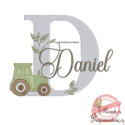 Matriz de Bordado Nome Daniel