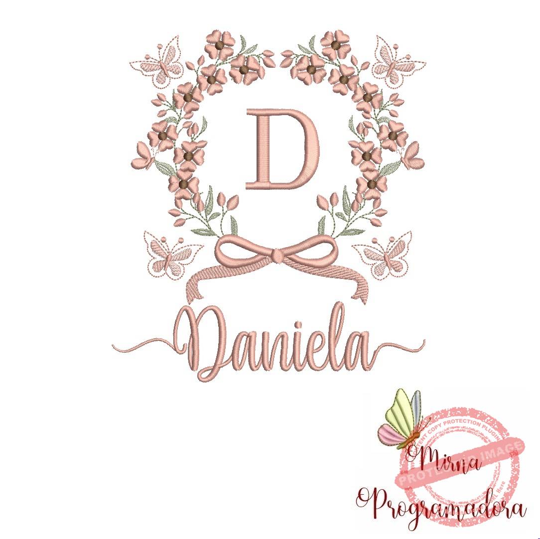 matriz de bordado daniela Matriz de Bordado Nome Daniela - Imagem 1