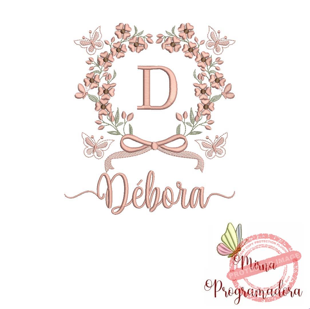 matriz de bordado debora Matriz de Bordado Nome Débora - Imagem 1