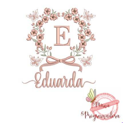 Matriz de Bordado Nome Eduarda