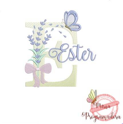Matriz de Bordado - Nome Ester