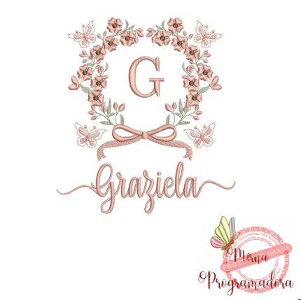 Matriz de Bordado Nome Graziela