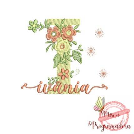 Matriz de Bordado - Nome Ivânia