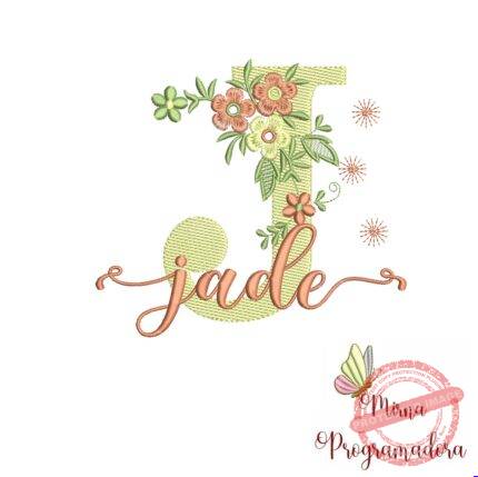 Matriz de Bordado - Nome Jade