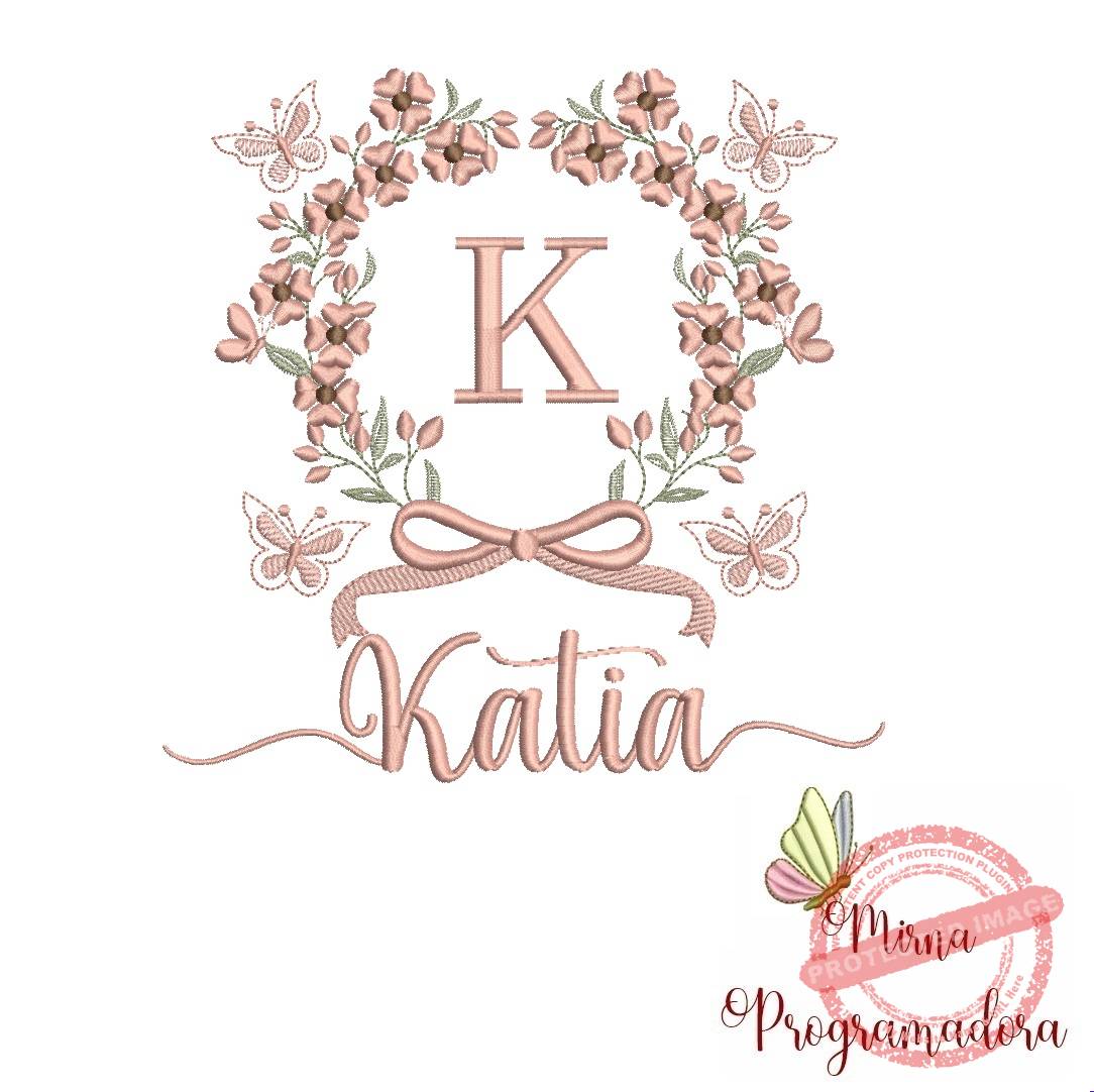 matriz de bordado katia Matriz de Bordado Nome Katia - Imagem 1