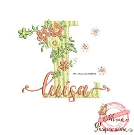 Matriz de Bordado - Nome Luísa