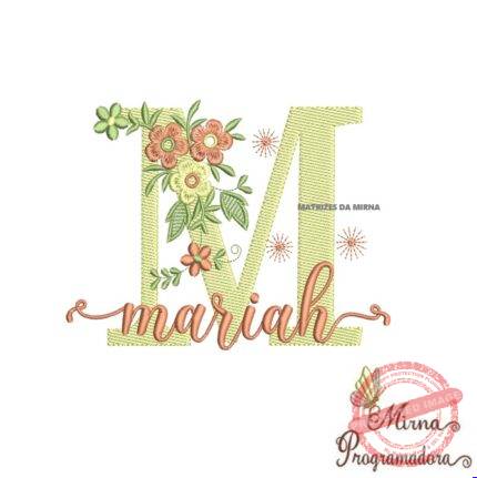 Matriz de Bordado - Nome Mariah