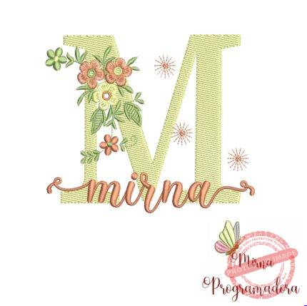 Matriz de Bordado - Nome Mirna