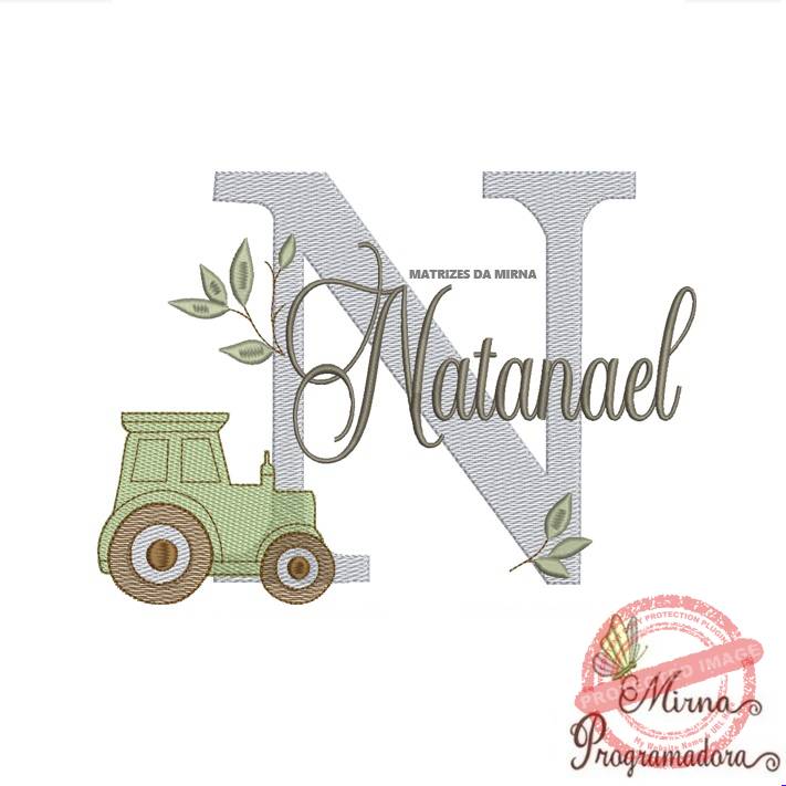 matriz de bordado natanael Matriz de Bordado Nome Natanael - Imagem 1