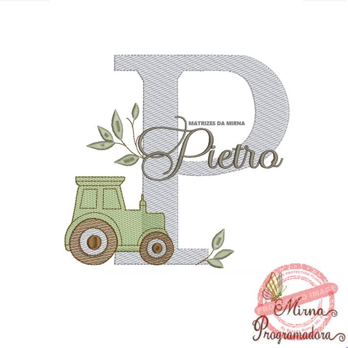 matriz de bordado pietro Matriz de Bordado Nome Pietro - Imagem 1