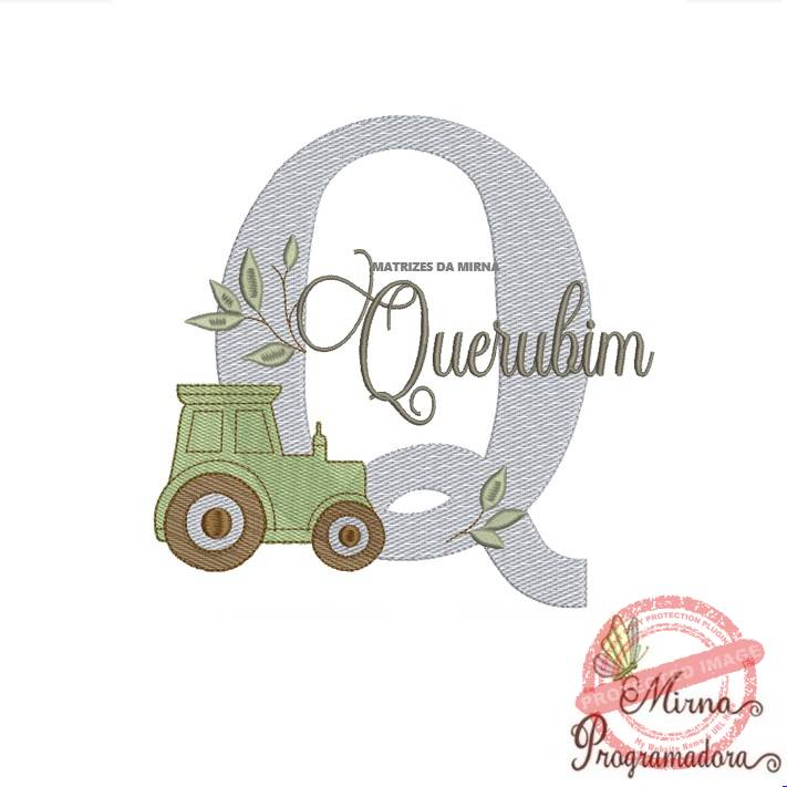 matriz de bordado querubim Matriz de Bordado Nome Querubim - Imagem 1