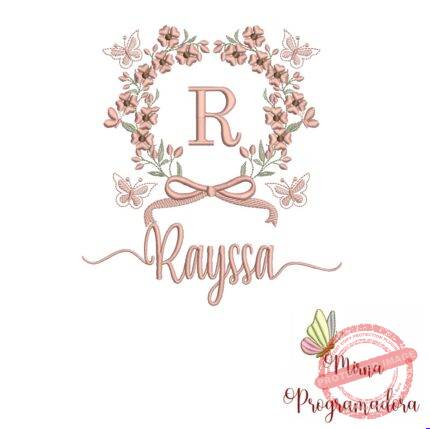 Matriz de Bordado Nome Rayssa