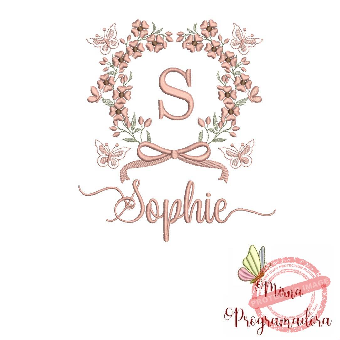 matriz de bordado sophie Matriz de Bordado Nome Sophie - Imagem 1