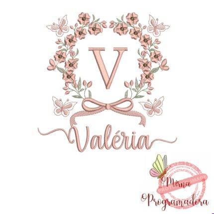Matriz de Bordado Nome Valéria