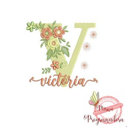 Matriz de Bordado - Nome Victória