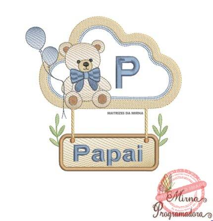 matriz de bordado papai