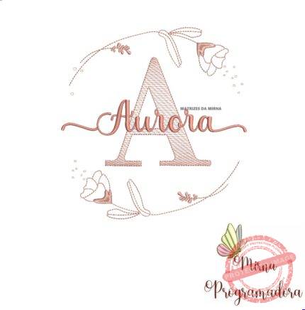 matriz de bordado aurora