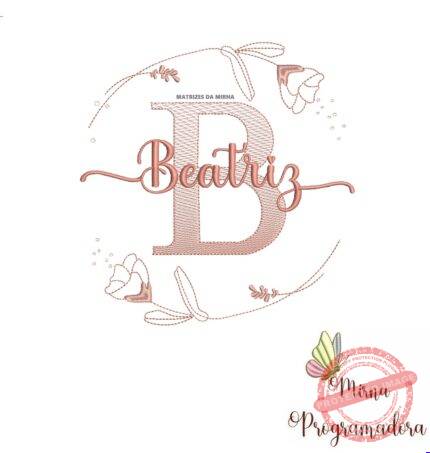 matriz de bordado beatriz