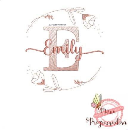 matriz de bordado emily