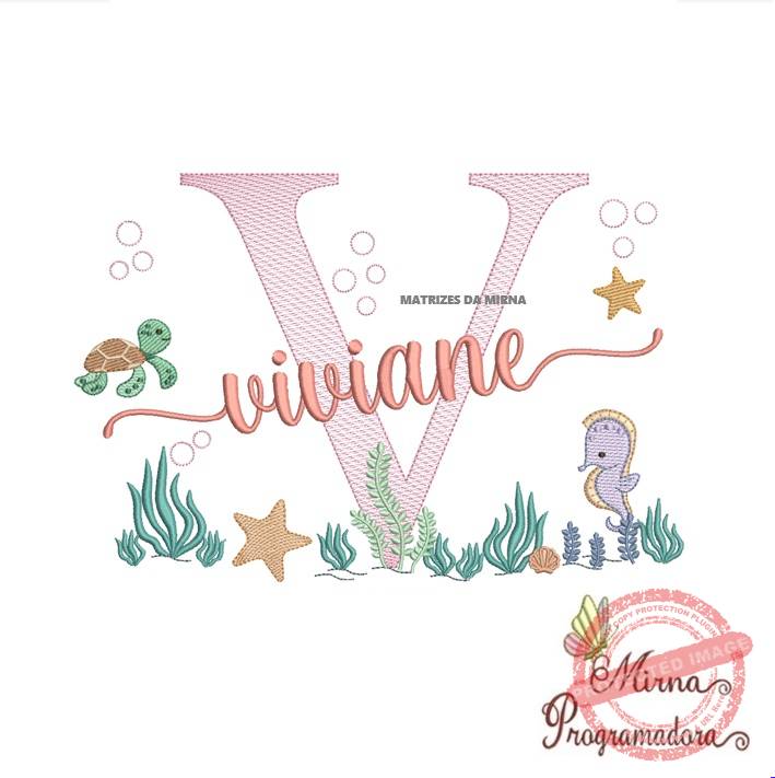 matriz de bordado-fundo do mar-viviane Matriz de Bordado Fundo do Mar Viviane - Imagem 1