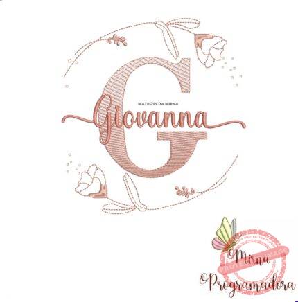 matriz de bordado giovanna