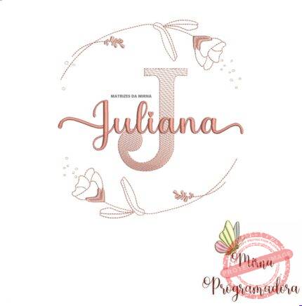 matriz de bordado juliana