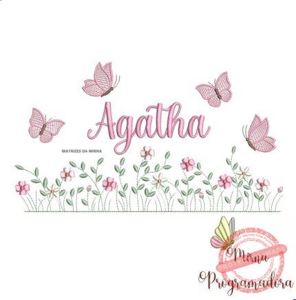 matriz de bordado Agatha
