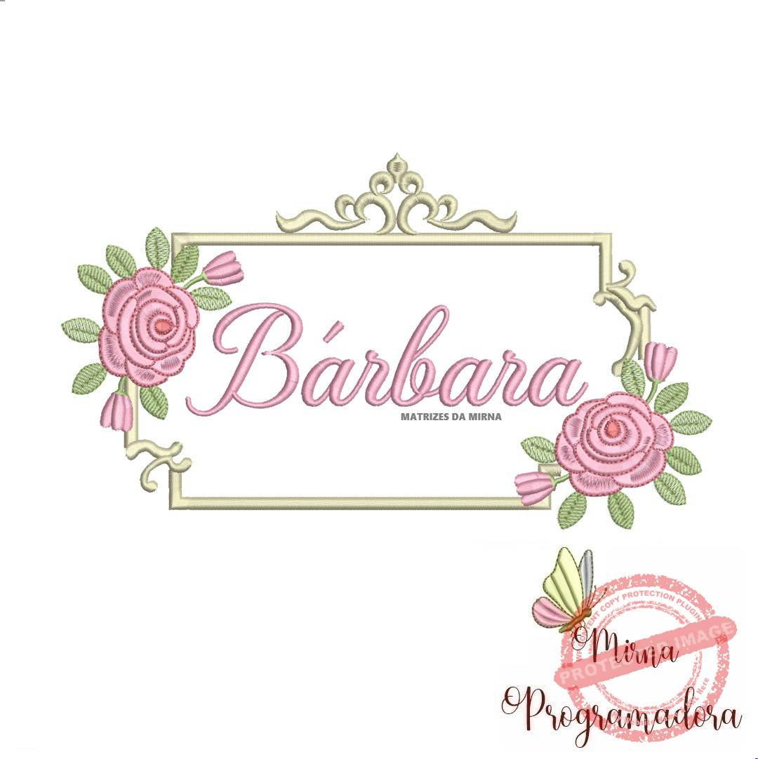 matriz de bordado barbara matriz de bordado Bárbara - Imagem 1