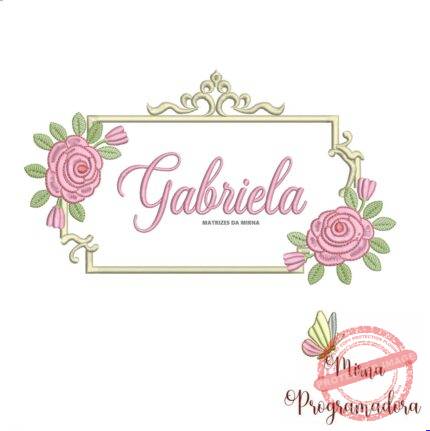matriz de bordado Gabriela