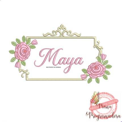 matriz de bordado Maya