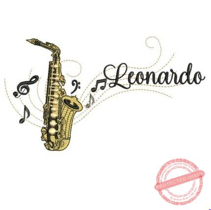 Matriz de Bordado - Leonardo (fazemos Qualquer Nome)