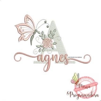 Matriz de Bordado - Agnes