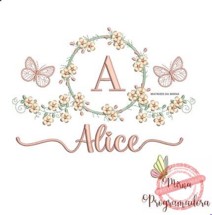 Matriz de Bordado - Alice
