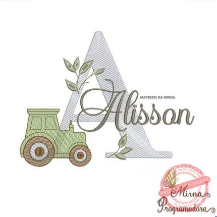 Matriz de Bordado Alisson