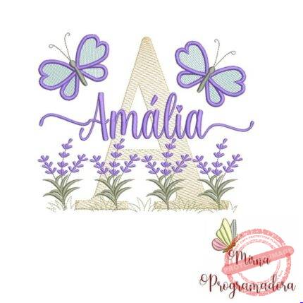 Matriz de Bordado - Amália (fazemos Qualquer Nome)