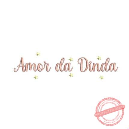 Matriz de Bordado - Amor da Dinda
