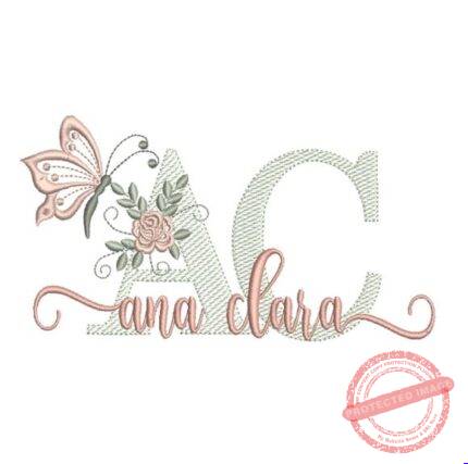 Matriz de Bordado - Ana Clara (fazemos Qualquer Nome)