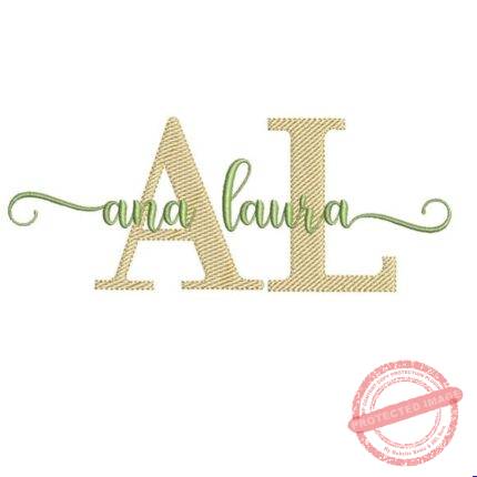 Matriz de Bordado - Ana Laura (fazemos Qualquer Nome)